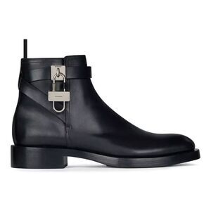 Givenchy Padlock Ankle Leather Boots size 42